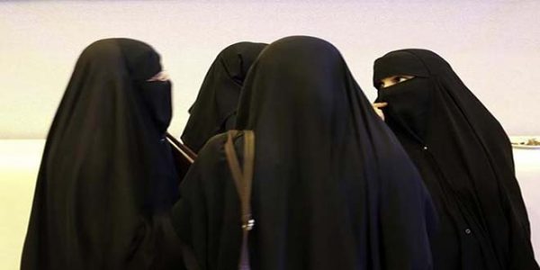Saudi Arabian women clerics talk during the 7th International Conference of Mahdism Doctrine in Tehran