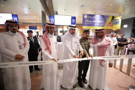 “السعودية” تدشّن رحلاتها إلى “مراكش”.. والجاسر يؤكد استمرار التوسع دولياً