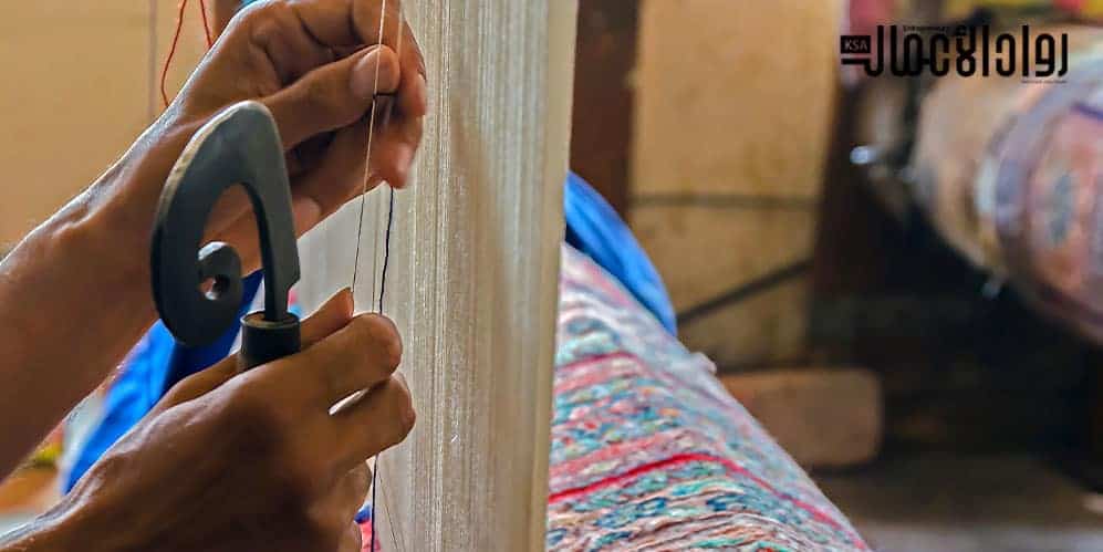 صناعة السجاد اليدوي
