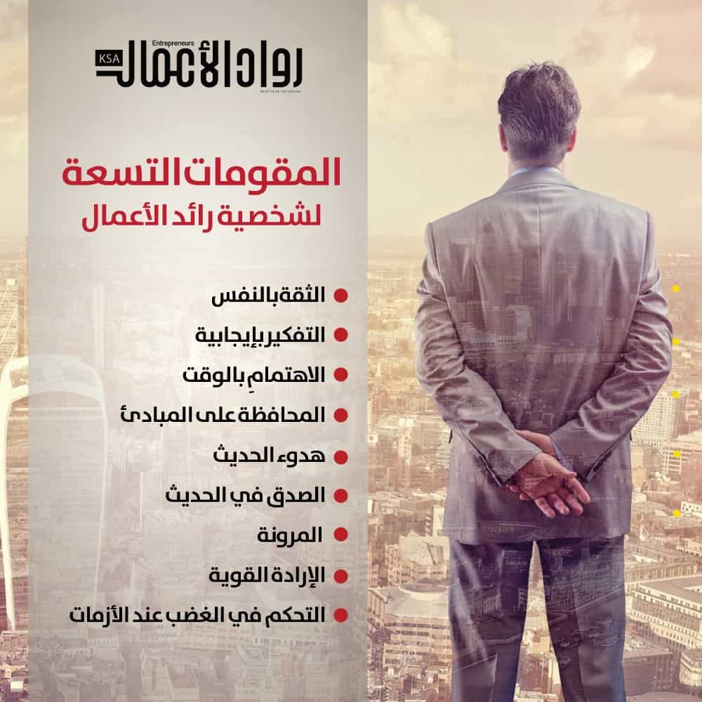 المقومات التسعة لشخصية رائد الأعمال