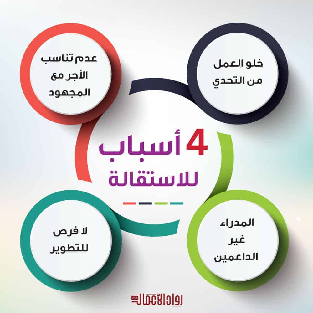 4 أسباب للاستقالة