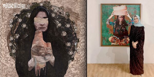 فاطمة النمر لـ”رواد الأعمال”: اللوحات وسيلة تخاطب بين الفنان والمتلقي فاطمة النمر