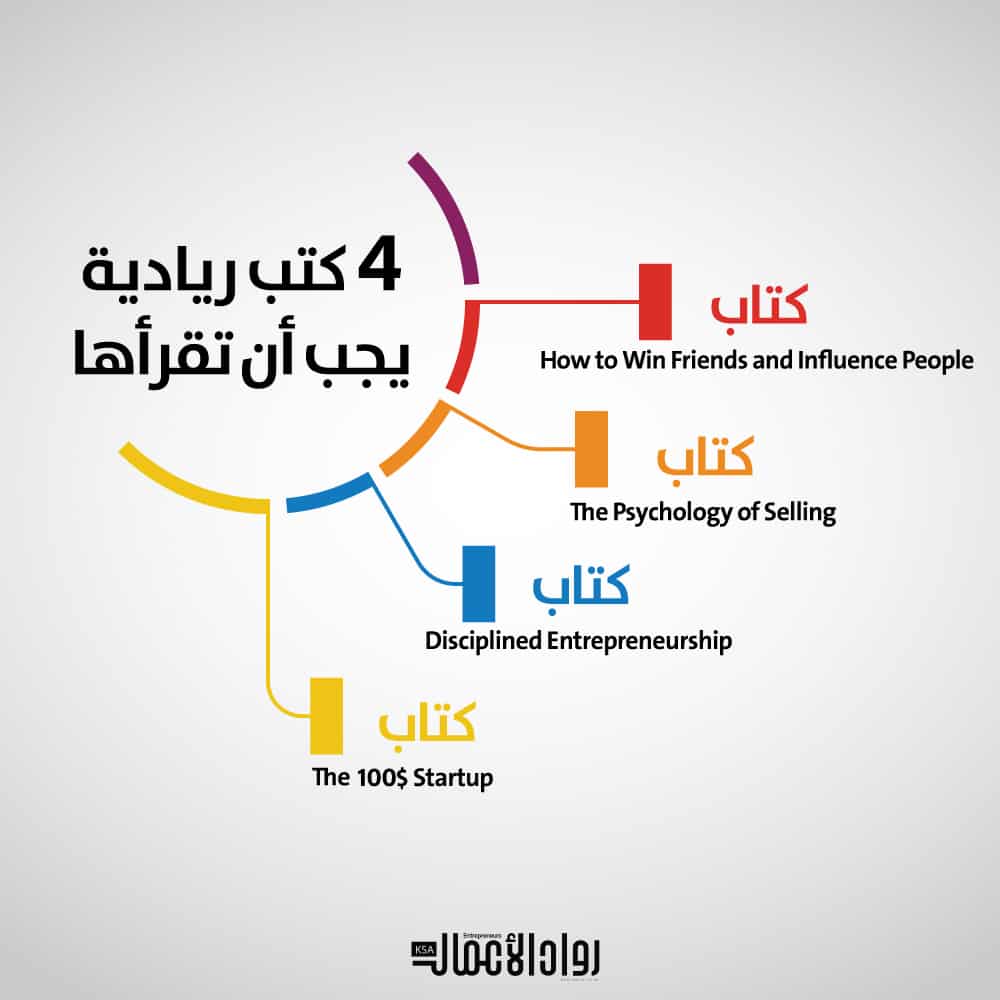 4 كتب ريادية يجب أن تقرأها
