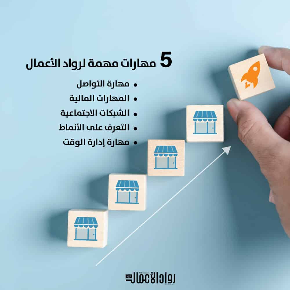 مهارات مهمة لرواد الأعمال
