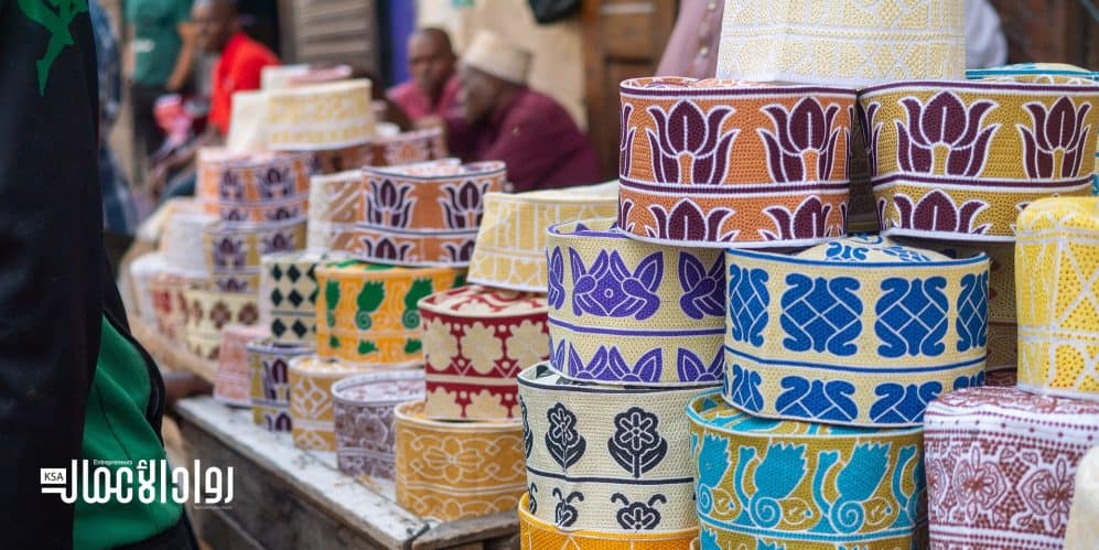 متجر لبيع الأقمشة المطرزة