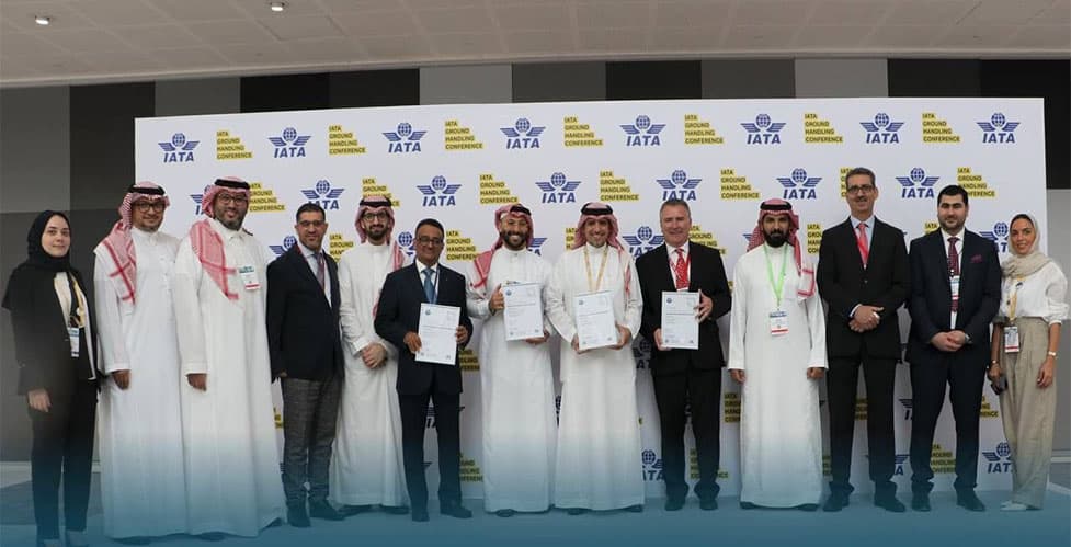 «السعودية للخدمات الأرضية» تحصل على اعتماد الاتحاد العالمي للنقل الجوي السعودية للخدمات الأرضية