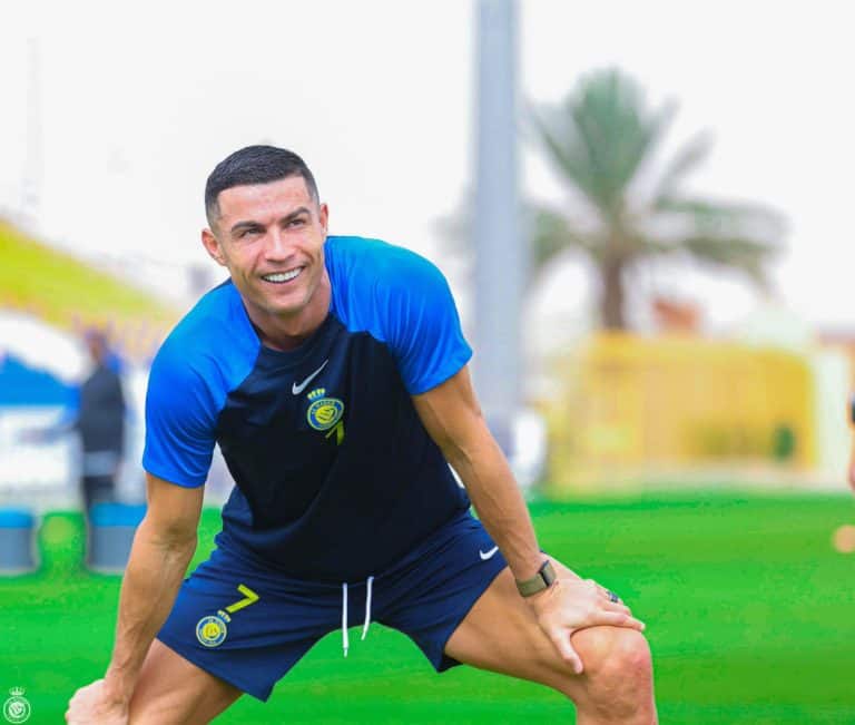 انتظام كريستيانو رونالدو في تدريبات النصر عقب التوقف الدولي