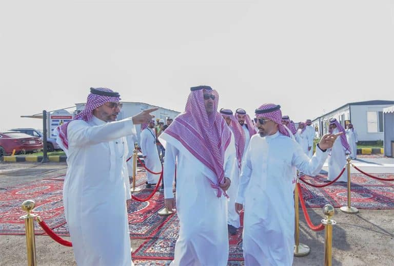 أمير منطقة المدينة المنورة يزور مشاريع شركة المقر للتطوير والتنمية أمير منطقة المدينة