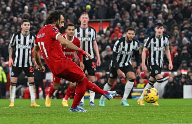محمد صلاح أمام نيوكاسل