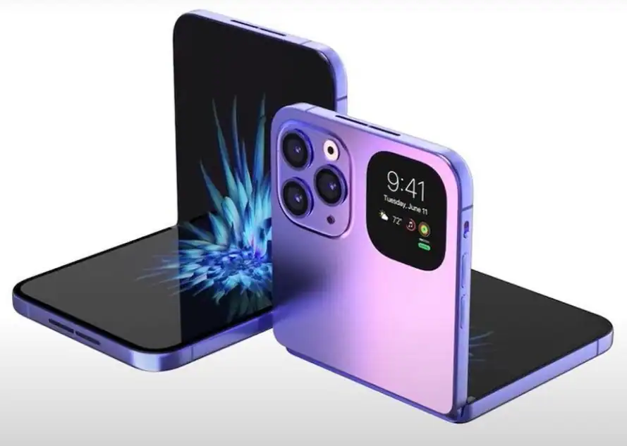 أول هاتف آبل قابل للطي 