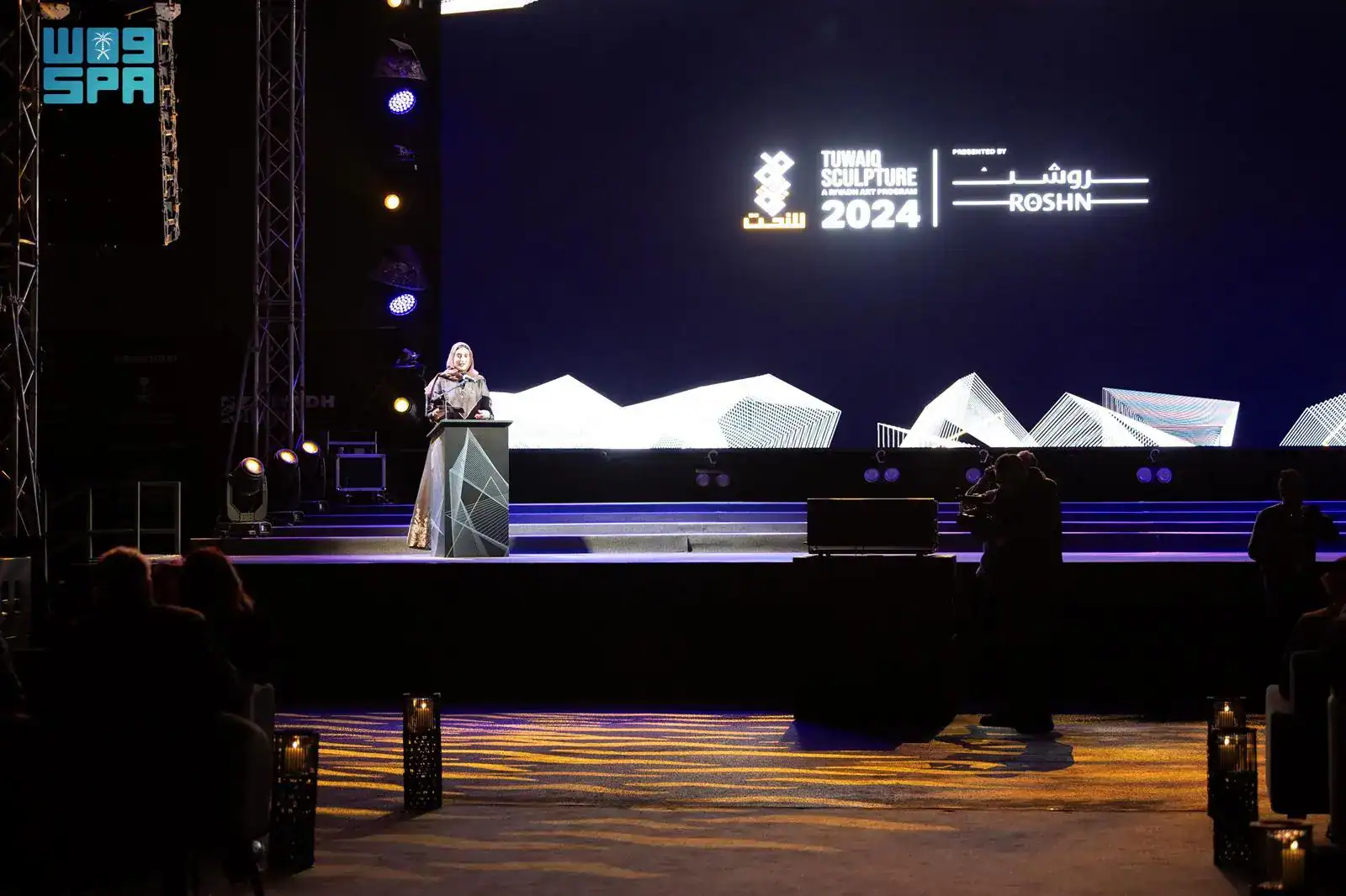 لقطة من معرض طويق للنحت 2024