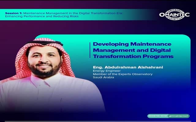 بنسبة 50%.. “الشهراني”: التحوّل الرقمي في الصيانة يحد من الأخطاء التحول الرقمي في الصيانة