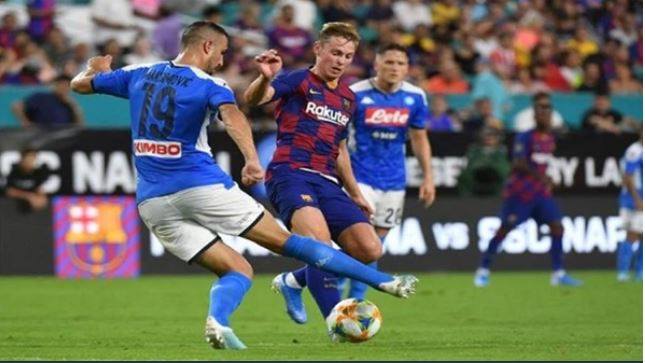 موعد مباراة نابولي ضد برشلونة في دور الـ16 لدوري أبطال أوروبا نابولي ضد برشلونة