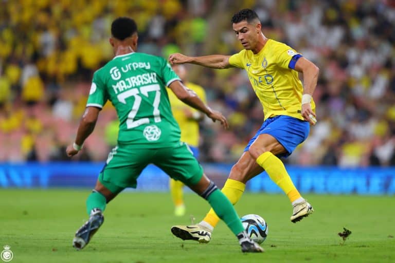 كريستيانو رونالدو يتألق في فوز النصر على الأهلي بهدف بالدوري السعودي