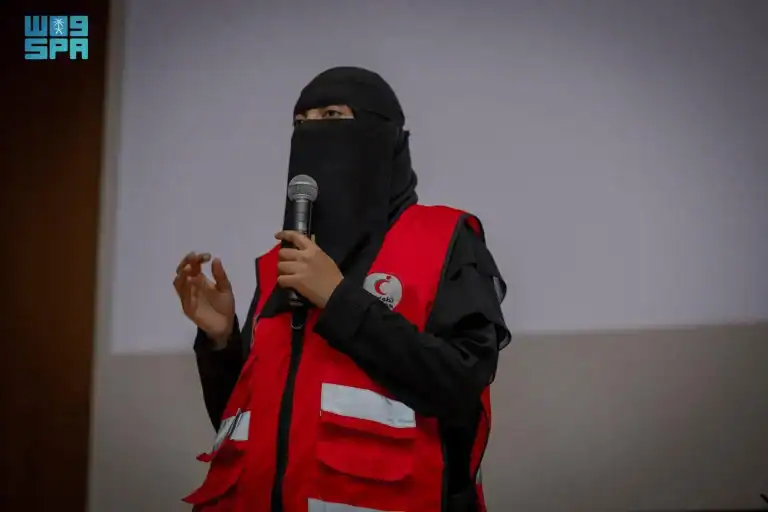 متطوعو الهلال الأحمر السعودي