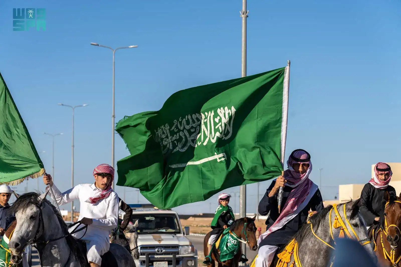 العلم السعودي 