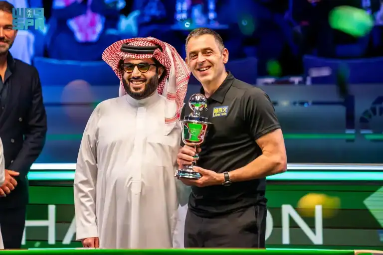 روني أوسوليفان مع المستشار تركي آل الشيخ