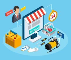 Electronic shop