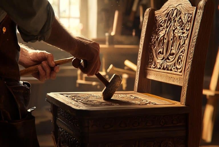 صناعة الكراسي الخشب