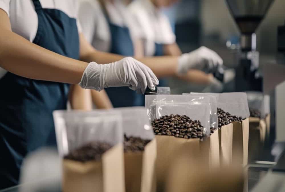 مشروع تعبئة وتوزيع البن