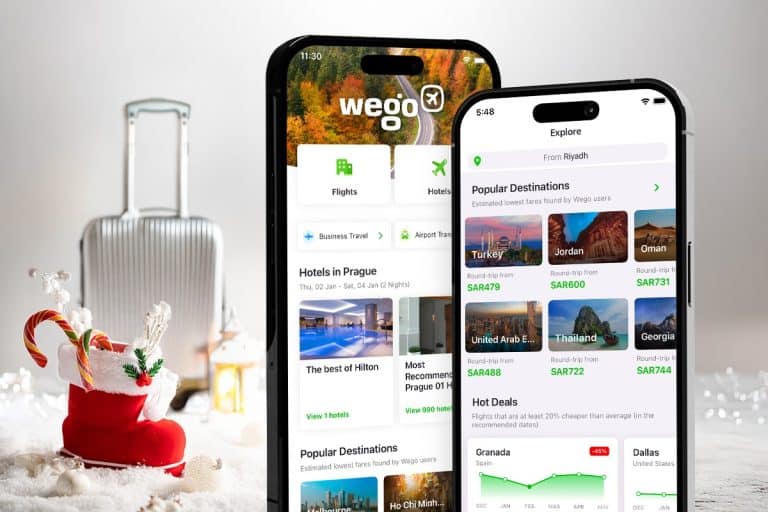 شركة Wego تكشف أماكن السفر المفضلة لللسعوديين خلال 2025 Wego تكشف أماكن السفر المفضلة لدى السعوديين خلال 2025