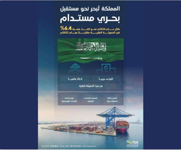المملكة تتصدر إقليميًا الحمولة الطنية التجارية لعام 2024 الحمولة الطنية التجارية لعام 2024